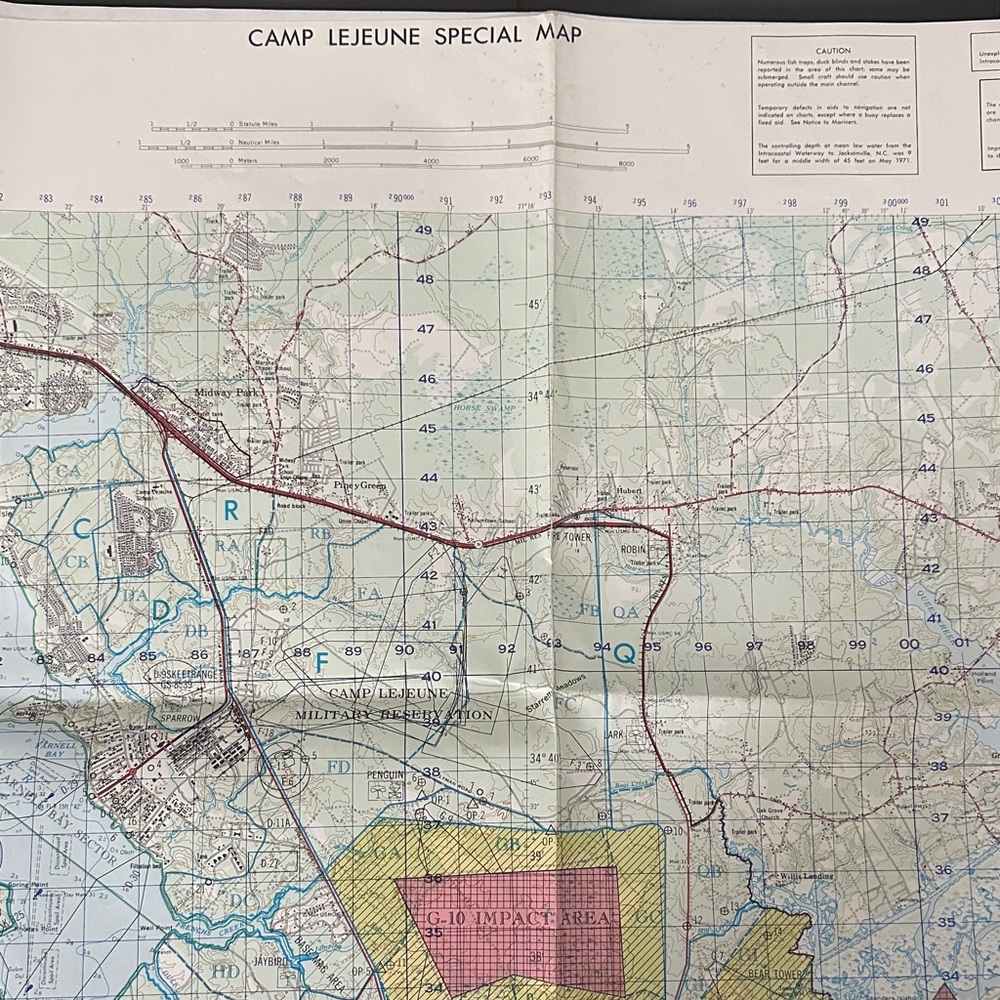 Camp Lejeune Special Map
